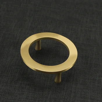 

Antique Round Brass Knob/Handle Chinese Style Cabinet/Bookcase Handles Retro Drawer Pull Golden Furniture Handle