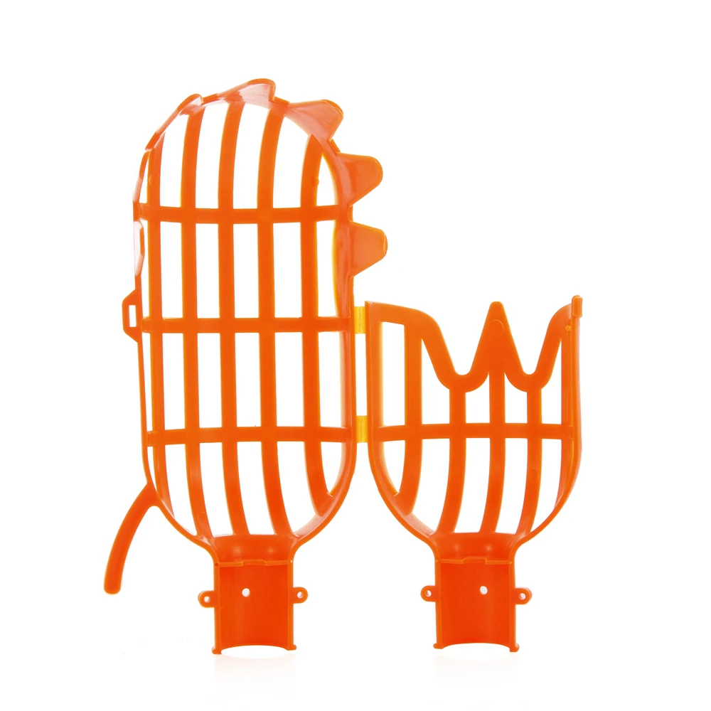

1 Pc Practical Convenient Durable Horticultural Fruit Picker Catcher Collector Orange Plastic Fruits Picking Tool Without Pole