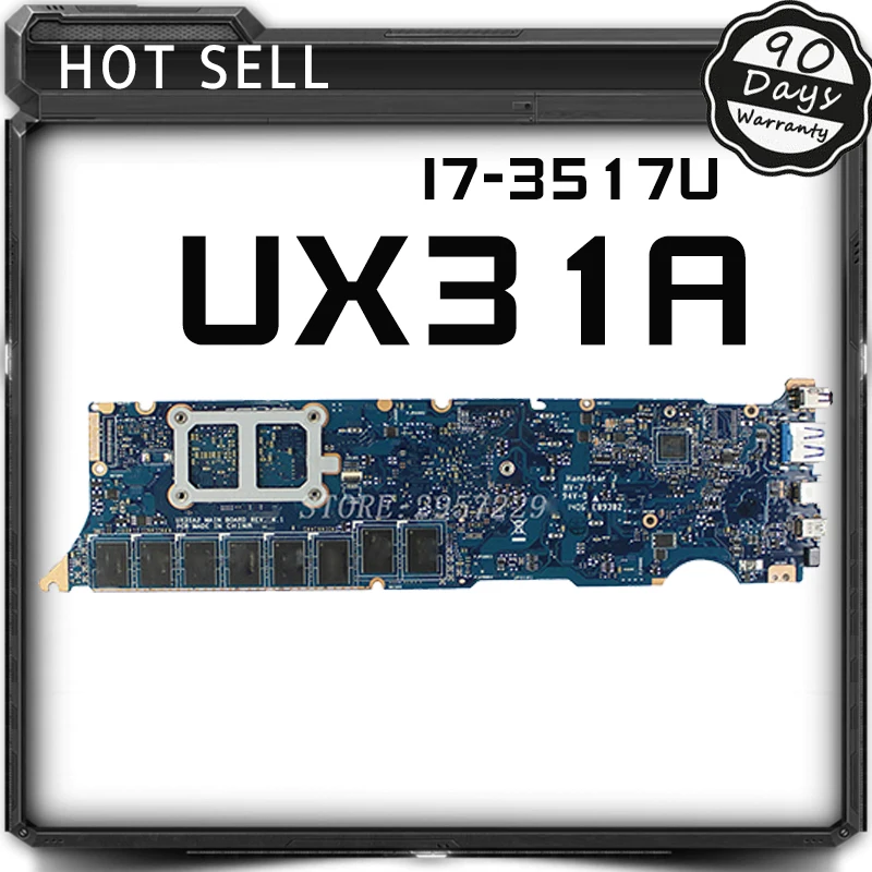 For UX31A UX31A2 motherboard processor i7 3537UCPU 8G font b RAM b font REV4 1 DDR3