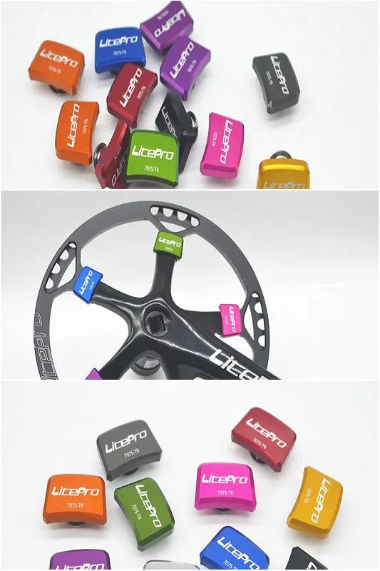 

5pcs/set LITEPRO NEW Crankset bicycle Nuts Bolts for MTB Bike Cycling Chainring Chainwheel