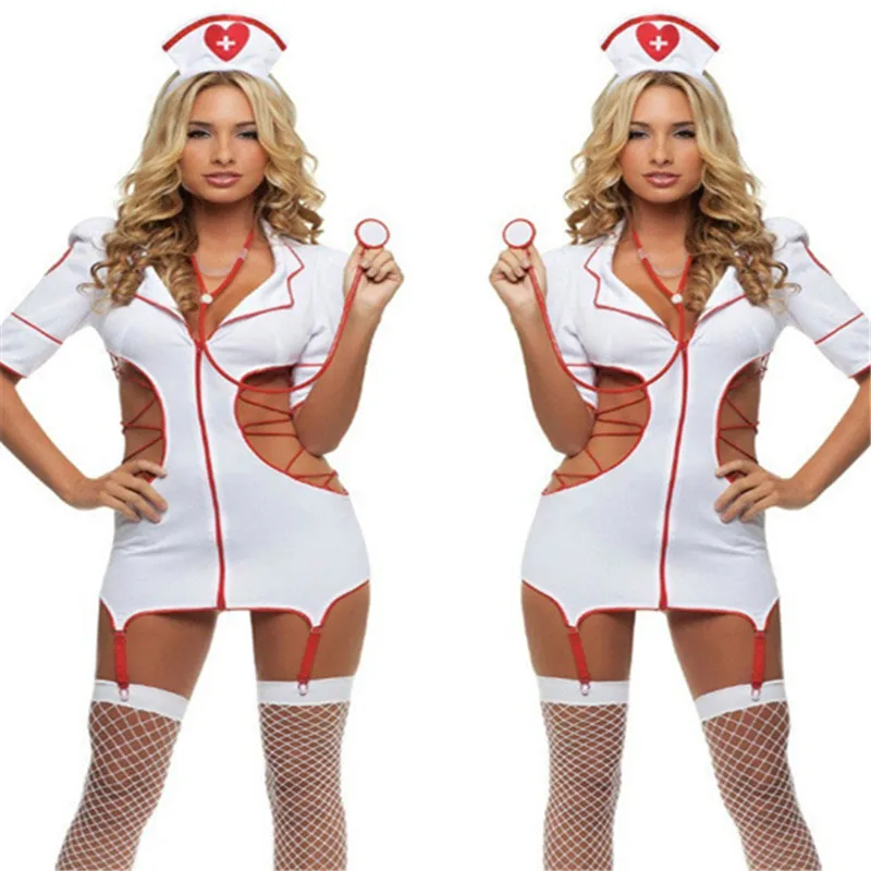 Сексуальный костюм медсестры эротические костюмы сексуальное нижнее белье горничной сексуальное ролевые игры женщины эротическое сексуальное нижнее белье игры комбинезон униформа