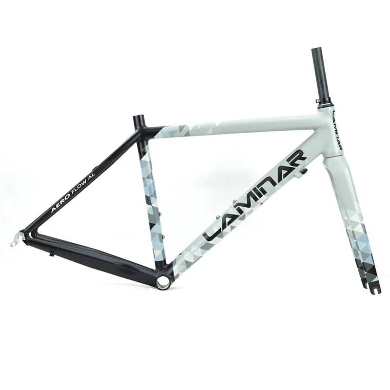 Excellent LAMINAR Aluminum alloy highway frame Carbon fiber fork Breaking the Wind Quickly Disassemble Edition Containing brake 3