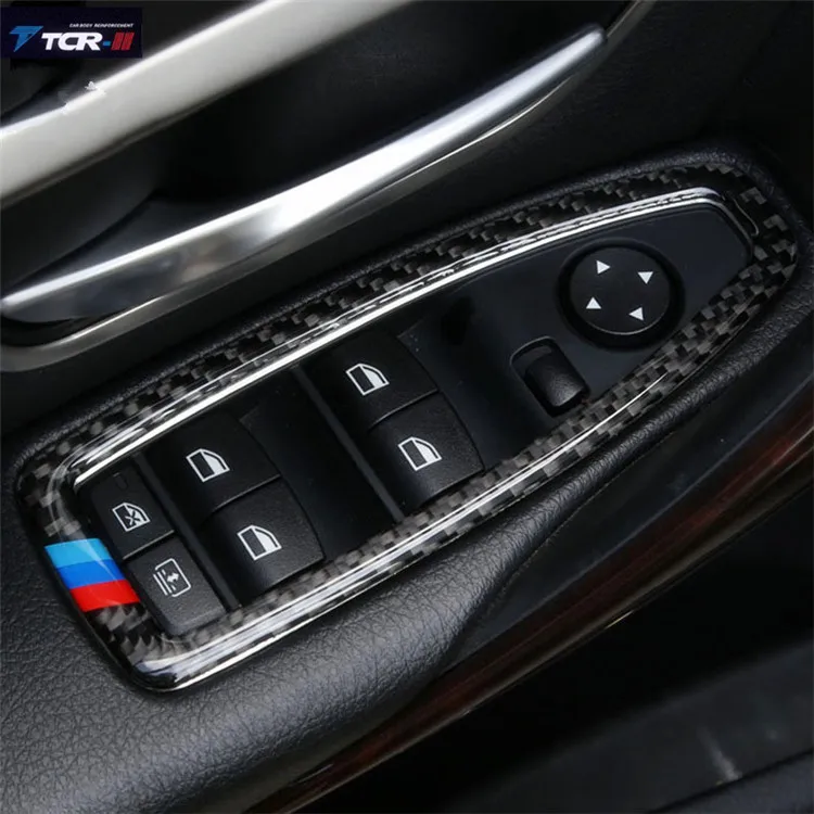 For BMW F20F21F30F341 Series 2 Series 3 Series gt carbon fiber window lift panel accessories (9)