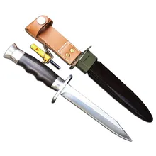 DuoClang 7Cr17Mov один Киль стальной нож с фиксированным лезвием военные тактические ножи ABS Инженерная пластмасса