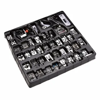 

32/42/48/52 PCS Sewing knitting crochet Domestic Machine Blind Stitch Darning Presser Foot Feet Kit Set For Brother Singer Janom
