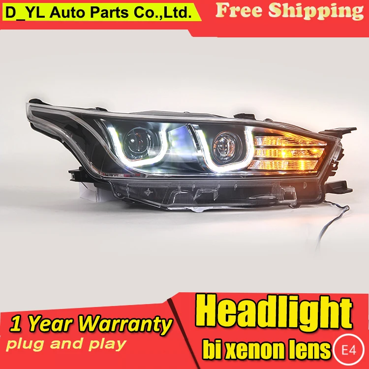 Car Styling LED Head Lamp for Toyota YARiS headlights 2013 2015 YARiS