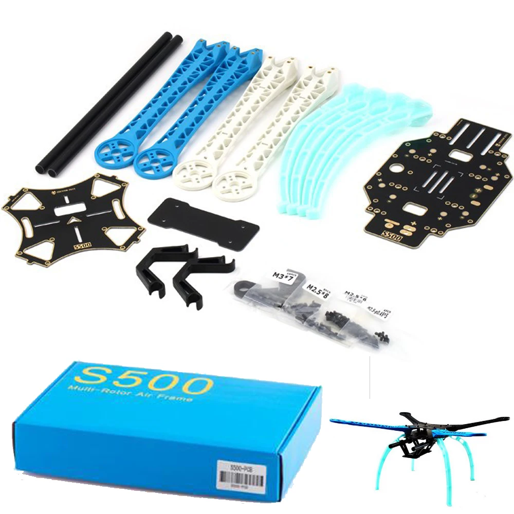 

1 set New S500 Carbon Fiber Four Axis Qudcopter Frame High Landing Gear for F450 Upgrade Version FPV Qudcopter+Retail box