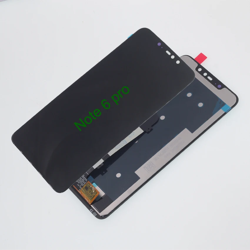 Оригинальный дисплей для Xiaomi Redmi Note 6 Pro сенсорный ЖК экран с дигитайзером сменный