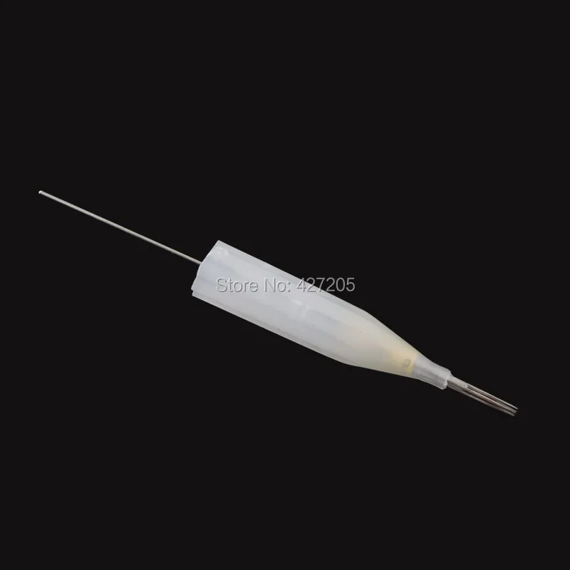100pcs/pack Disposable Eyebrow Tattoo Tips Plastic 7RL for Permanent Makeup & Tattoo Machine Kits Supply