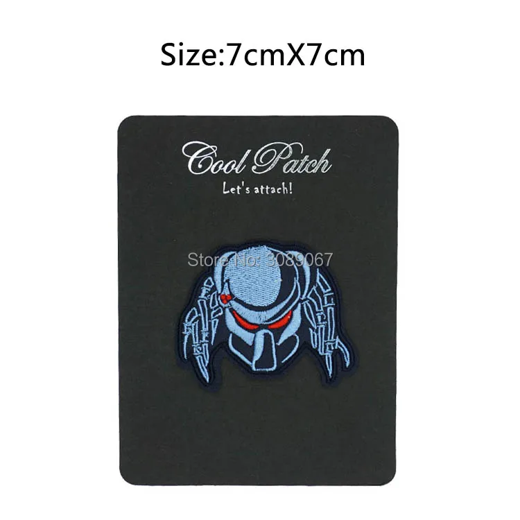 

3" PREDATOR ALIEN ARNOLD Movie TV Series Embroidered iron on patch cosplay transfer COMICS APPLIQUE