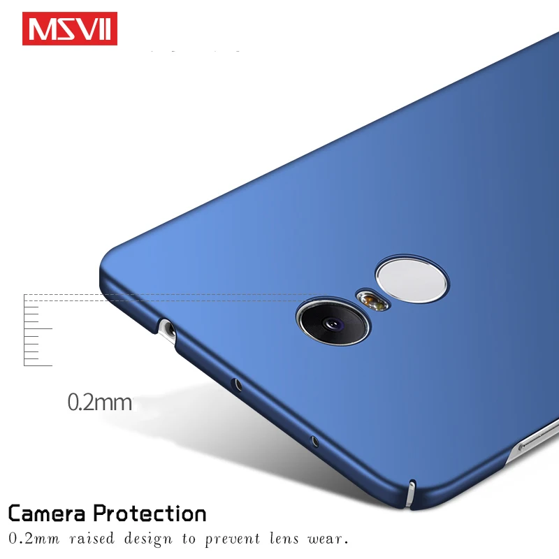 Xiomi Redmi Note 4X чехол MSVII полная защита ПК Жесткий Чехол для телефона coque для Xiaomi Redmi Note 4 pro Чехол для глобальной версии note4 X