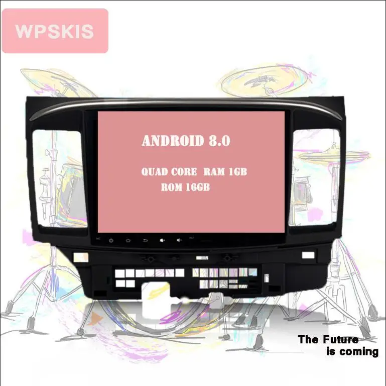 Perfect 8 Core Android 9.0 HD 1024*600 Auto Car stereo dvd video player for Mitsubishi Lancer 2007 2008 2009 2010 2012 2013 15 Head unit 5