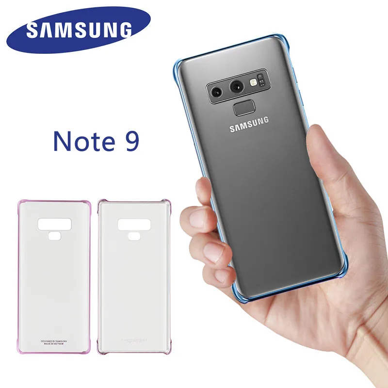

Original Samsung Galaxy Note 9 Case Transparent Hard PC Mobile Phone Back Cover Ultra Protective Case For Samsng Note 9 N960