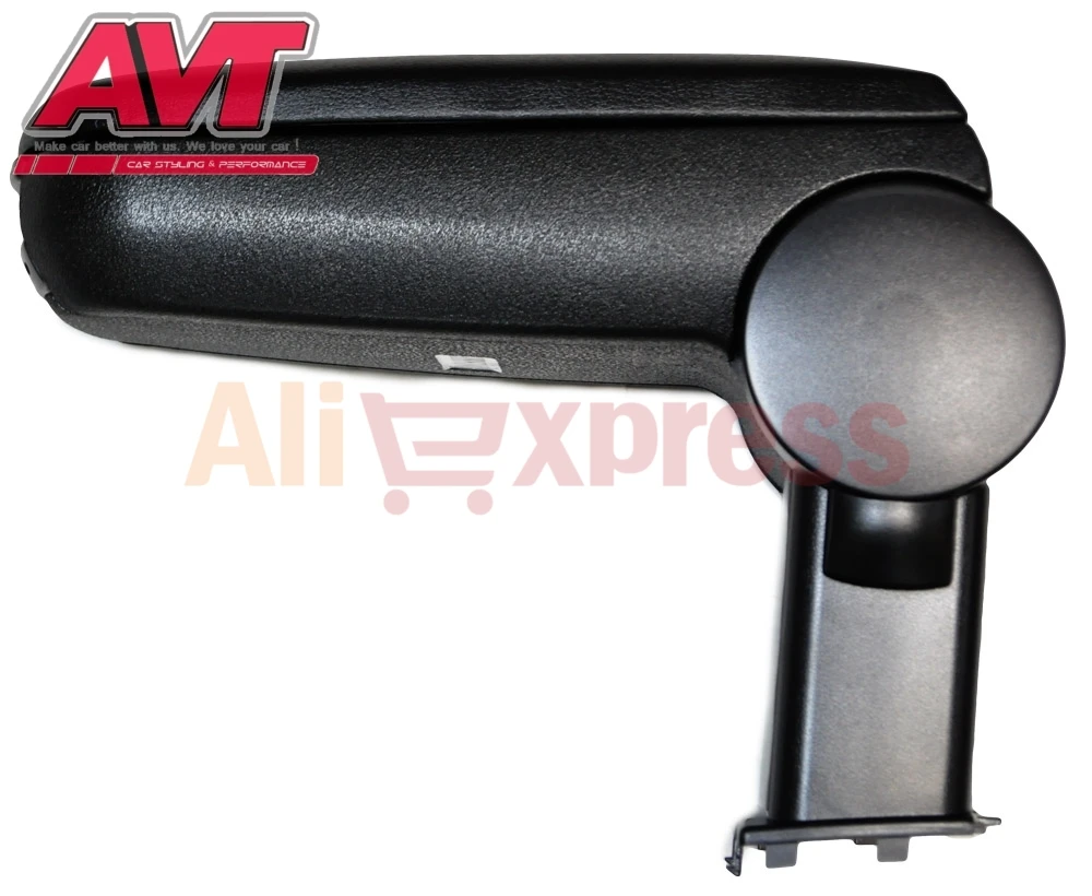 Baratos Reposabrazos para Volkswagen Polo 2009 2019 sedan v1 consola central de cuero caja de almacenamiento en tienda Cenicero accesorios para coche estilo