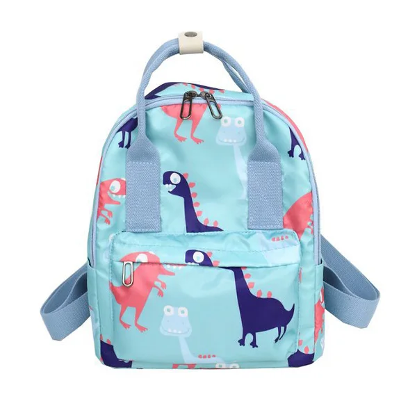 Женский милый маленький рюкзак с изображением Луны и дерева, водонепроницаемый рюкзак с принтом клубники и фруктов, переносная школьная сумка для девочек, рюкзак - Цвет: dinosaur