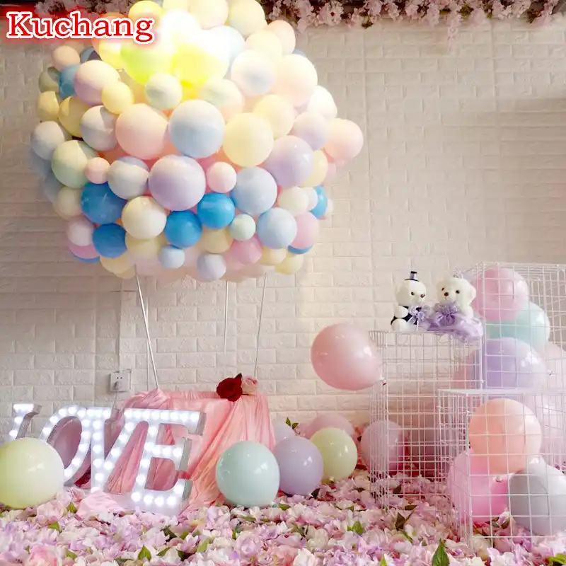 50pcs Lot 10inch Macaron Latex Balloons Mint Green Blue Pink Latex