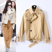 Английский стиль короткое пальто для женщин Весна Элегантные женские куртки G115