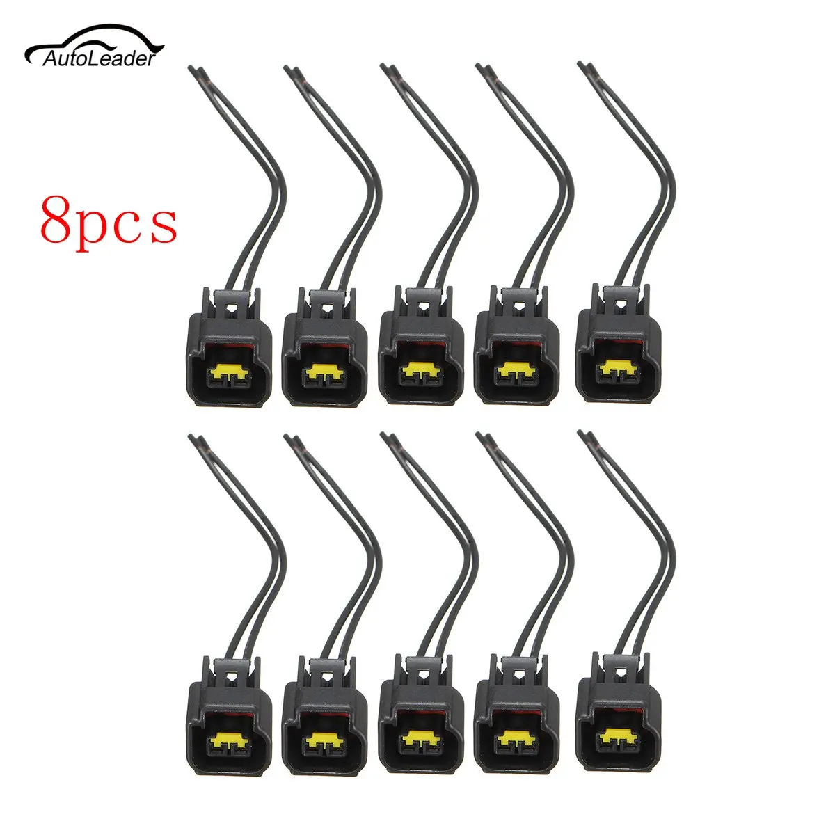 

8pcs Car Ignition Coil Connector Modular for Ford 4.6 5.4 6.8 For Cobra For Mustang Pigtails 1991-2011 756330755072