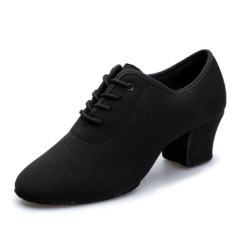 HAPAN Men Standard Dance Shoes Ballroom Shoe Canvas Practice Competition Men Modern Dancing Shoe