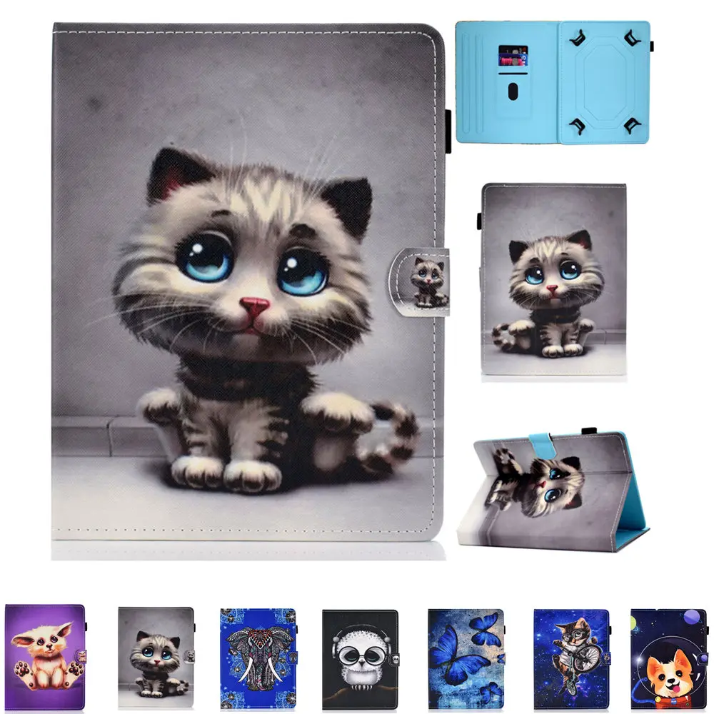 

PU Leather Cartoon Case Universal Cover for BQ Cervantes 4 / Cervantes 3 For Amazon Kindle 6 inch eBook Sleeve Bags Pouch