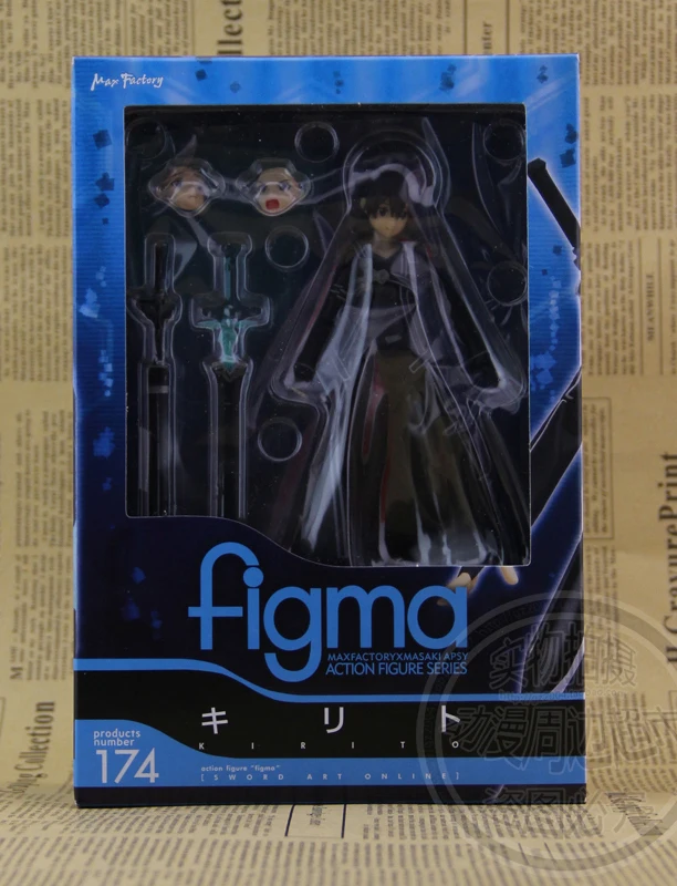 Hot Classic Comic Anime Sword Art Online Progressive Kirigaya Kazuto Kirito Figma 174 # 15CM Action Figure Toys New Box Hot Classic Comic Anime Sword Art Online Progressive Kirigaya Kazuto Kirito Figma 174 # 15CM Action Figure Toys New Box
