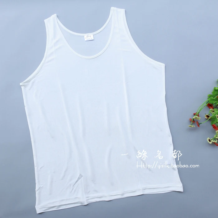 

100% mulberry silk men's knitted silk waistcoat Render sweatshirt 4 color