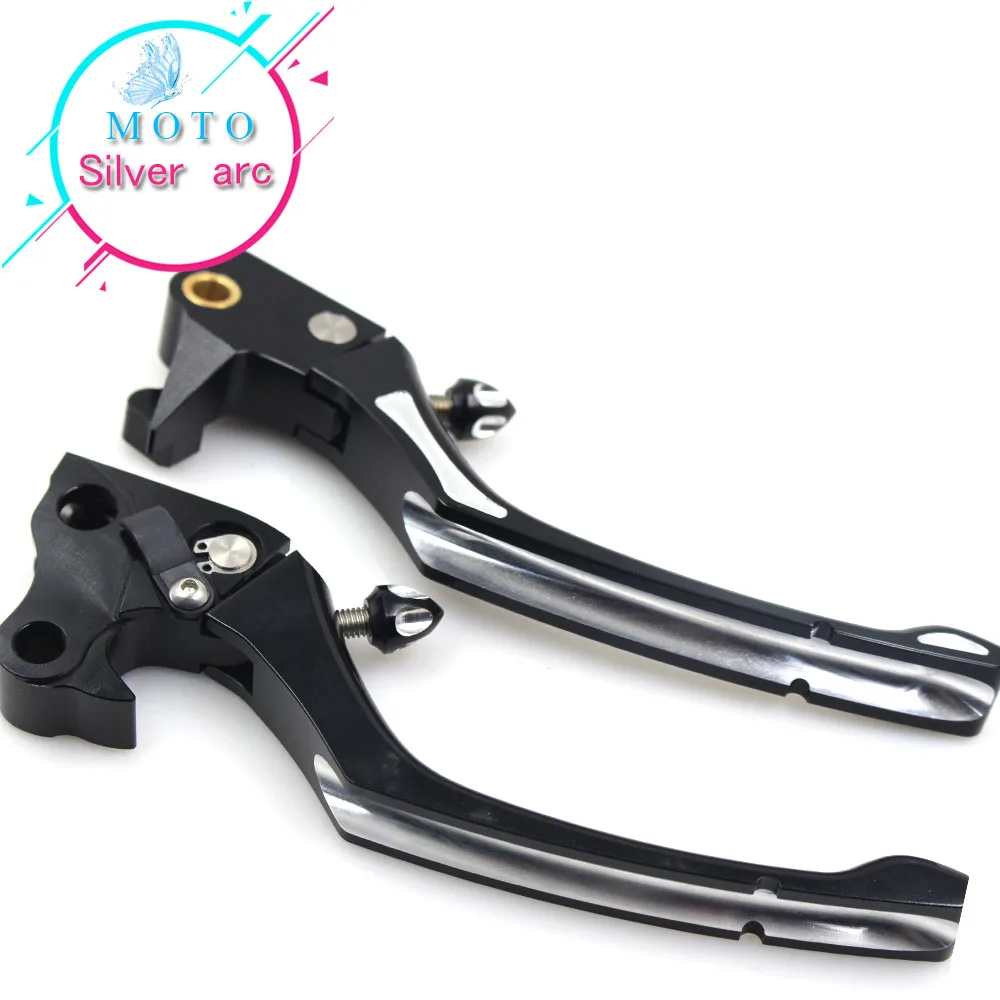 Motorcycle Accessories Adjustable Folding Black CNC Clutch Brake Lever