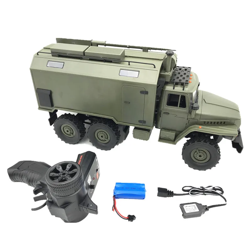  New B36 WPL RC Truck Ural 1/16 2.4G 6WD Remote Control Military Truck Rock Crawler Car Hobby Toys f