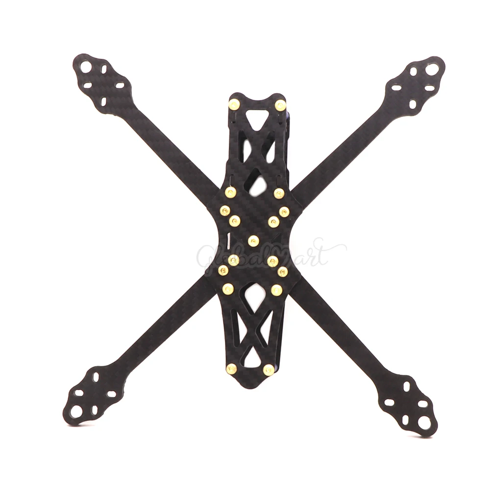 ohnny 2 5inch X5 227mm wheelbase 227 with 5mm Arm Carbon Fiber X type FPV Quadcopter frame (10)