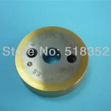 130003360 Charmilles C408 OD50mmx ID12mmx T14mm правый пинч ролик с 2 канавками с титановым покрытием для WEDM-LS деталей машины