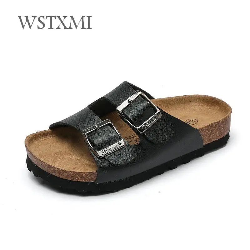 New Summer Kids Boy/'s Girl/'s Cork PU Sandals Beach Casual Slipper Shoes Size US