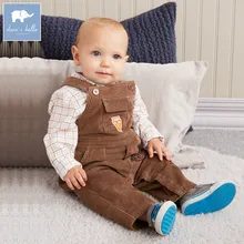 DB5460 dave bella/осенние комбинезоны для малышей, Комбинезоны из хлопка для маленьких мальчиков, одежда для младенцев, милый комбинезон для малышей