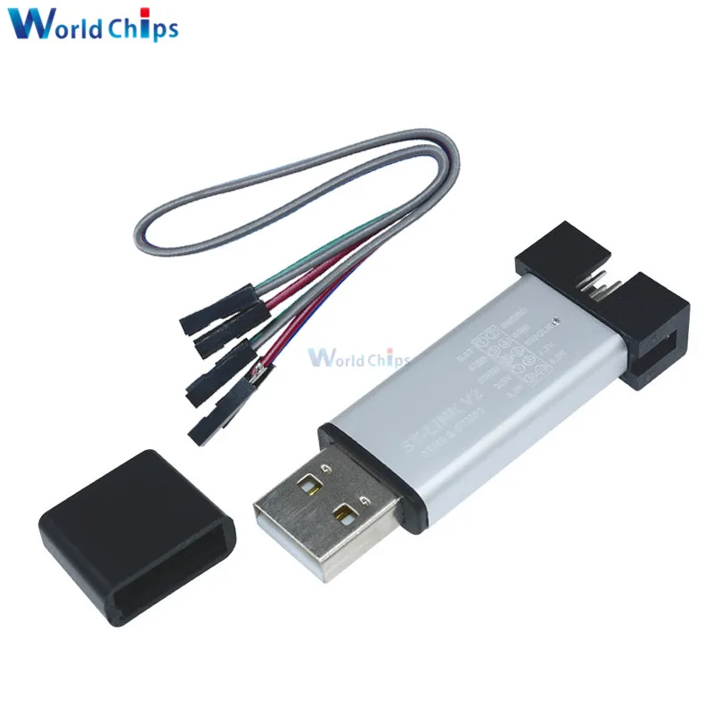 1 шт. соединение для программатора ST LINK V2 Mini STM8 STM32|st-link v2|programing cablec c |