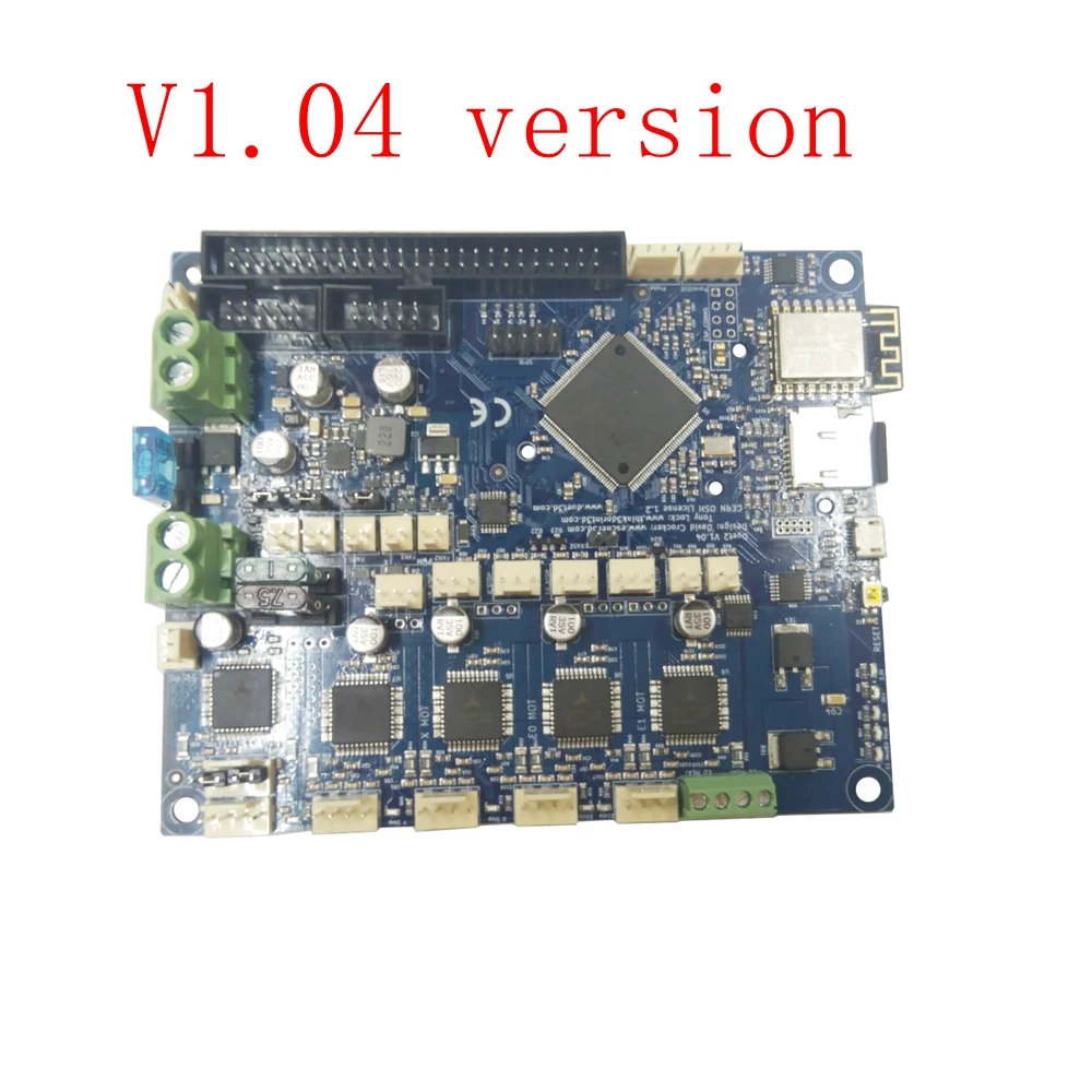 Последняя версия V1.04 Duet 2 wifi обновленная плата контроллера Duet wifi 32 бит материнская плата Duet wifi для 3d принтера w/TF карта