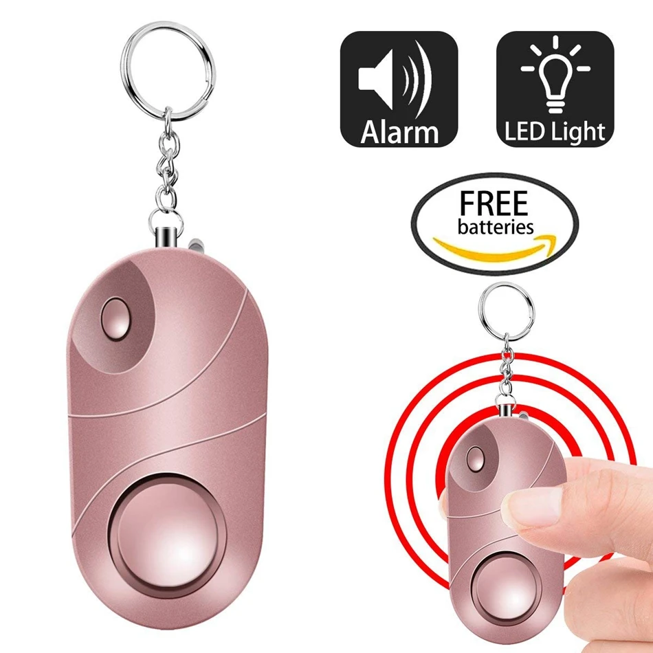 

XANES ZQ-017 140db Super Loud Emergency SelfDefense Personal Security Alarm Keychain Light for Child Kids Old People