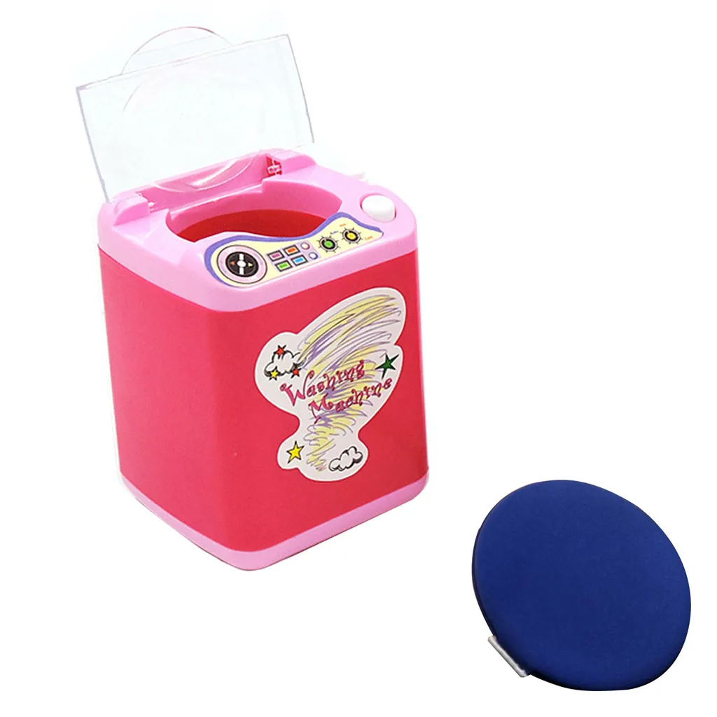 Мини-стиральная машина для чистки кистей для макияжа автоматическая стиральная машина мини-игрушки и затяжки 15