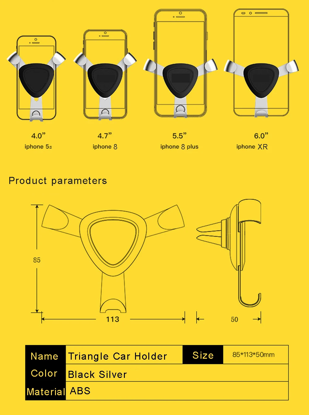 auto phone holder