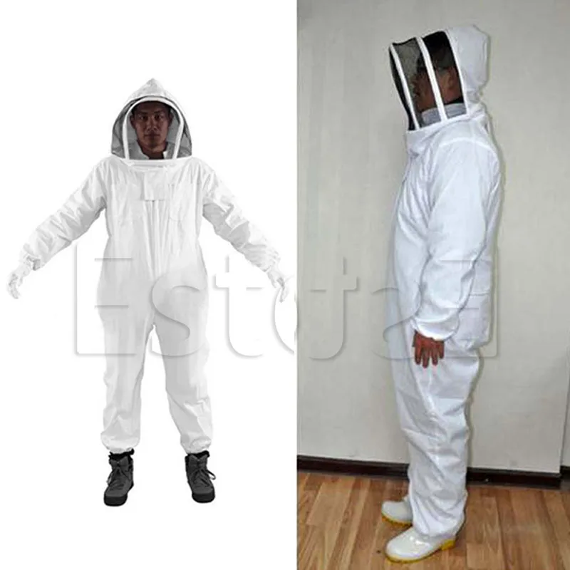 

Free Shipping Beekeeping Veil Bee Keeping FULL BODY Suit Hat Smock Protective Equipment XXL