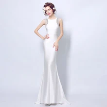 Angel Wedding Dress Mermaid Dress Marriage Bride Party lace white tail Bridal Gowns Vestido De Noiva 2017 5858