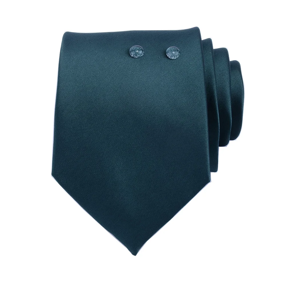 GUSLESON качественный Шелковый однотонный галстук 8 см водонепроницаемый галстук для бизнес свадьбы классический мужской красный синий черный галстуки корбаты Мода