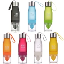 Красочный матовый пластиковая лимонная чашка открытый Портативный чашка для фруктового сока с веревкой творческие подарки различных Цвет варианты