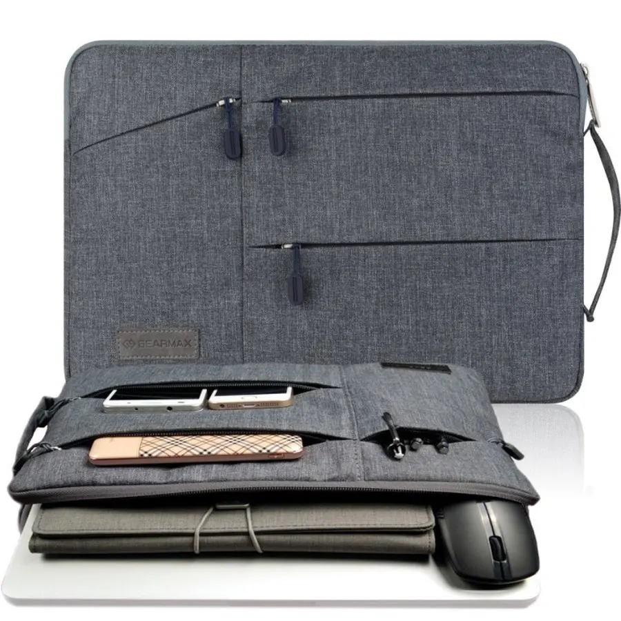 Gearmax Laptop Bag Case for MacBook Air Pro 11 12 13.3 15.4 Waterproof Notebook Bag for Xiaomi Pro 15.6 Inch Laptop Sleeve 15.6 Gearmax Laptop Bag Case for MacBook Air Pro 11 12 13.3 15.4 Waterproof Notebook Bag for Xiaomi Pro 15.6 Inch Laptop Sleeve 15.6