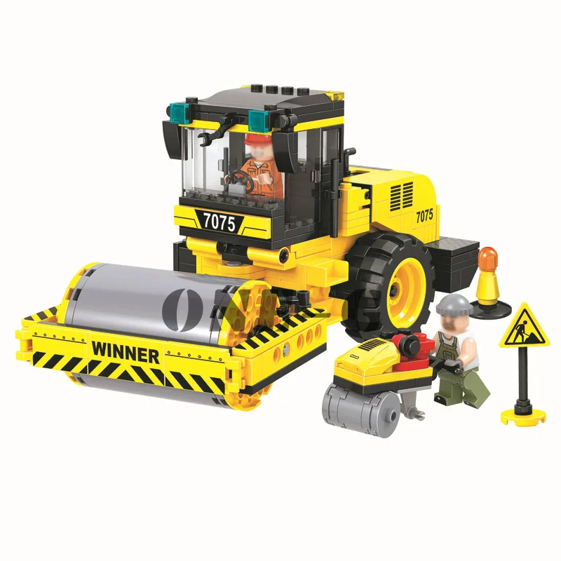 Совместимость с legoingly строительные блоки 7075 311 шт кирпичи городская Инженерная
