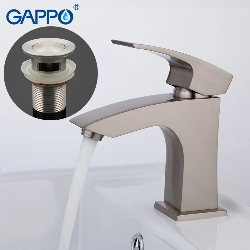 Billige GAPPO bad becken wasserhahn mischer messing wasserhahn wasser mischbatterien wasser wasserhahn becken waschbecken wasserhahn deck berg torneira kanalisation G10075