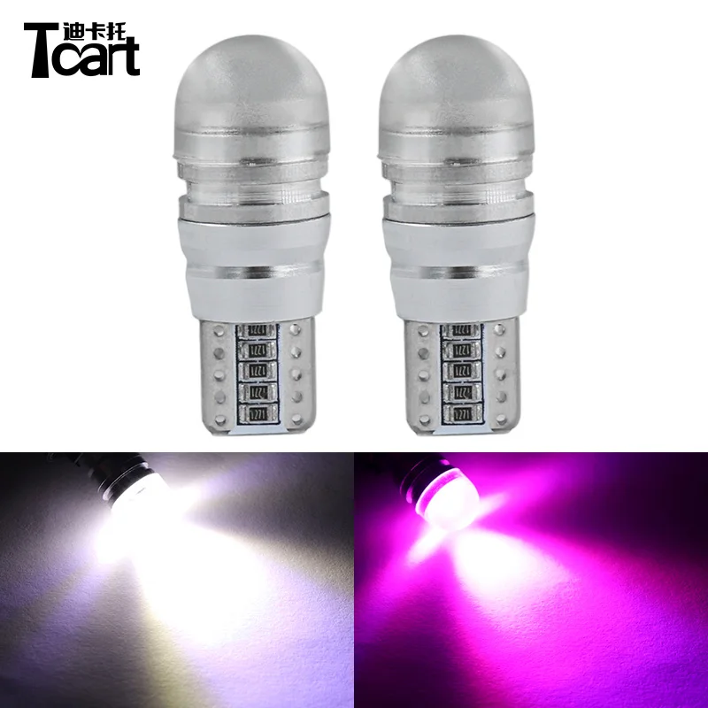 

Tcart T10 W5W LED Bulbs Car Interior Mirror Dome Light Auto Map Read Door License Plate lamps Car Styling Accessories For Nissan