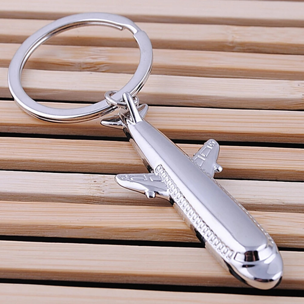 DropShipping Supplier For Men And Women Airplane Key Chain Ring Airline Passenger Plane Airbus Model Jewelry