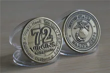 U.S. Marine Corps 72 Virgins Dating Service - USMC Bronze Challenge Coin,15pcs/lot free shipping free shipping 15pcs lot gbj2510 25a 1000v bridge rectifier
