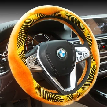 

2020 New 38cm Car Styling Skidproof Car Steering Wheel Cover Size Car Interior Accessories Steering Covers
