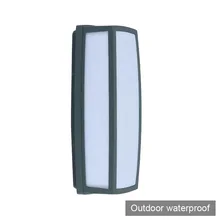 2 шт., IP55, северно-Европейский пост, современные ворота, настенный светильник, светодиодный, уличный, водонепроницаемый, для виллы, сада, ворот, настенный светильник, светодиодный