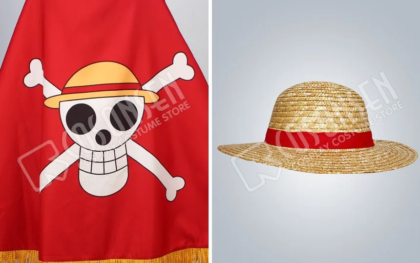 Косплей ONSEN one piece 15th anniversary Monkey D Luffy косплей костюм полный набор на заказ